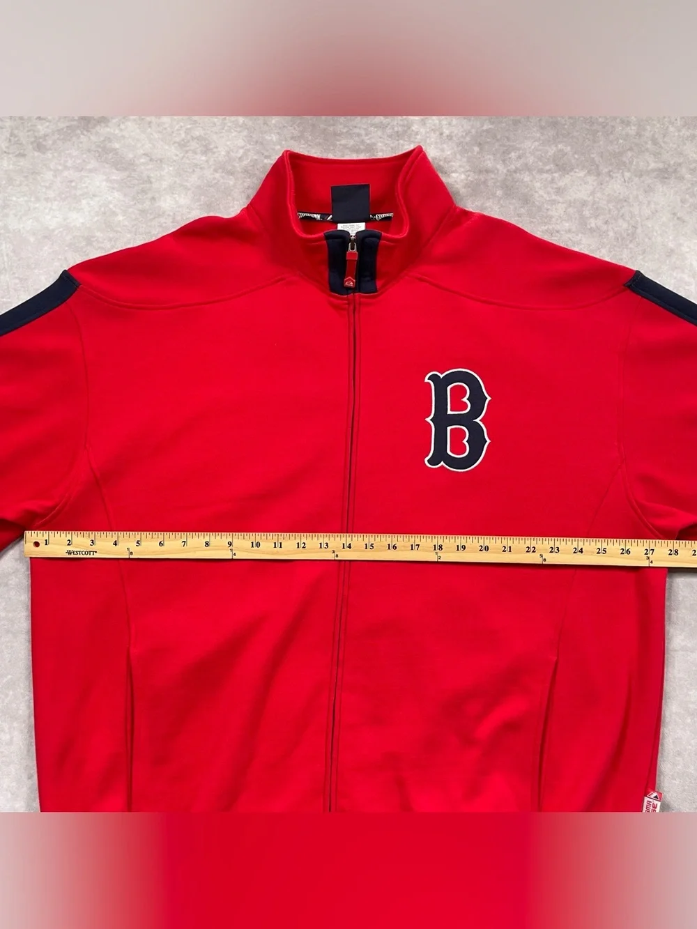 Boston Red Sox Majestic Cooperstown Collection Jacket Mens 2XL Therma Base MLB